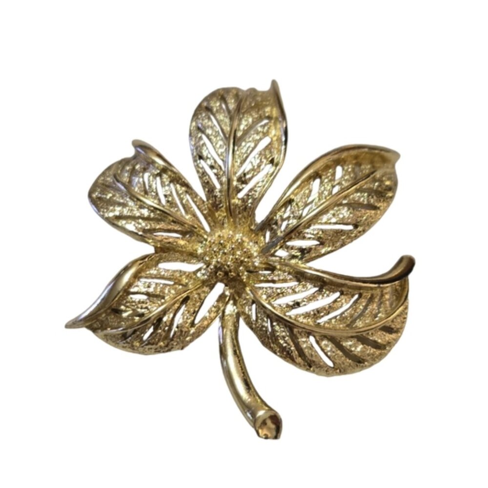 2inchVintage Leaf Brooche Lot 6
